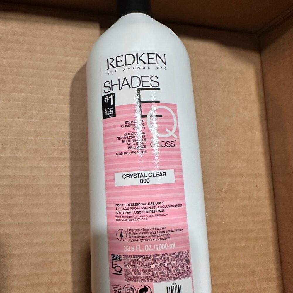 Redken Shades EQ Gloss Crystal Clear 000 Demi-Permanent Hair Color shine‎